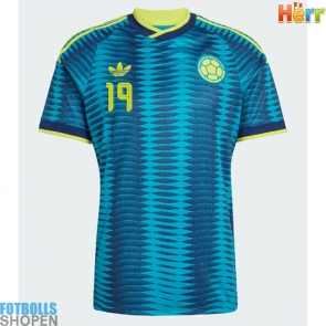 Billiga Colombia Rafael Santos Borre #19 Bortatröja VM 2026 Kortärmad